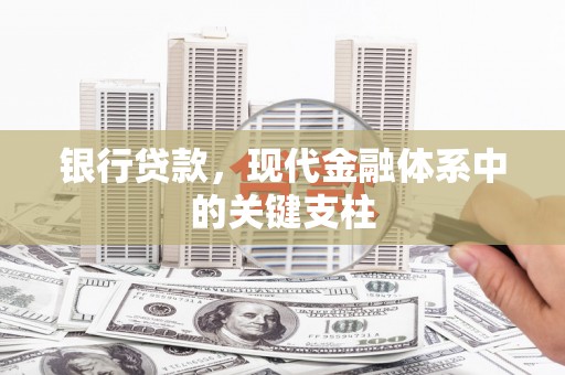 枝江银行贷款，现代金融体系中的关键支柱