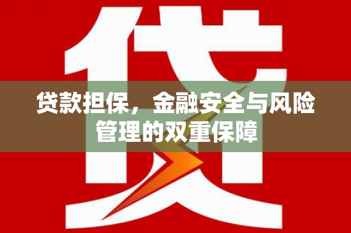 枝江贷款担保，金融安全与风险管理的双重保障