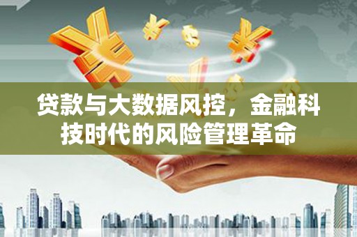 枝江贷款与大数据风控，金融科技时代的风险管理革命