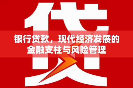 枝江银行贷款，现代经济发展的金融支柱与风险管理