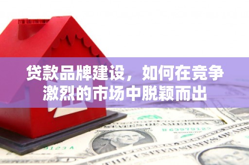 枝江贷款品牌建设，如何在竞争激烈的市场中脱颖而出