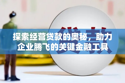枝江探索经营贷款的奥秘，助力企业腾飞的关键金融工具