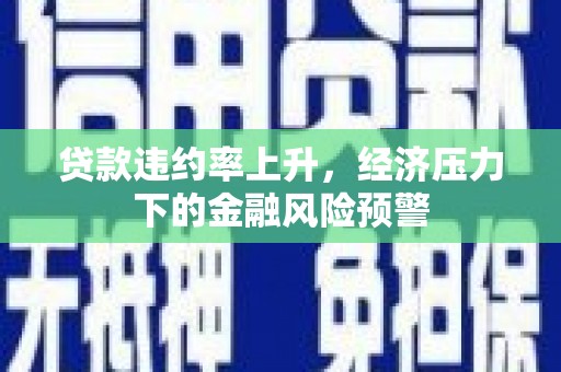 枝江贷款违约率上升，经济压力下的金融风险预警