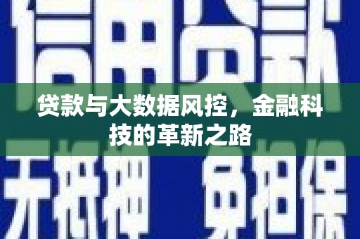 枝江贷款与大数据风控，金融科技的革新之路