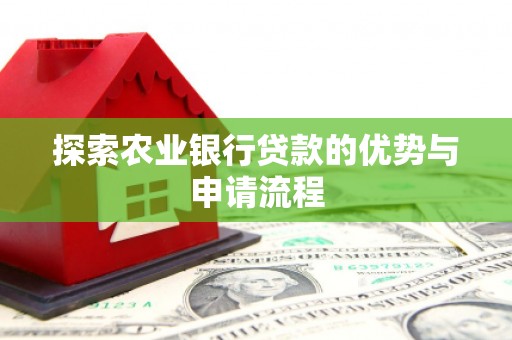 枝江探索农业银行贷款的优势与申请流程