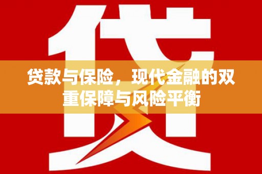 枝江贷款与保险，现代金融的双重保障与风险平衡