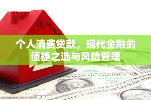 枝江个人消费贷款，现代金融的便捷之选与风险管理