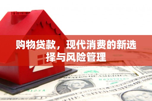 枝江购物贷款，现代消费的新选择与风险管理