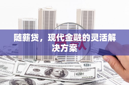 枝江随薪贷，现代金融的灵活解决方案