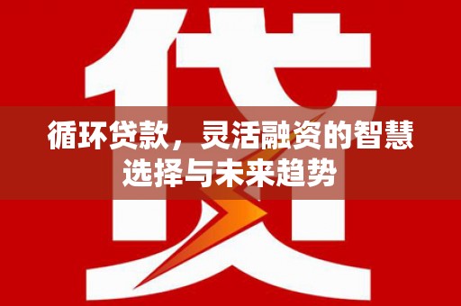 枝江循环贷款，灵活融资的智慧选择与未来趋势