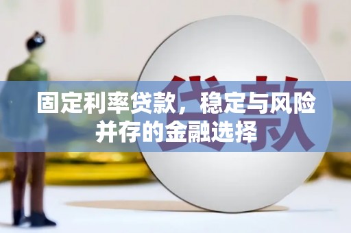 枝江固定利率贷款，稳定与风险并存的金融选择