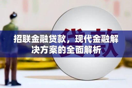 枝江招联金融贷款，现代金融解决方案的全面解析