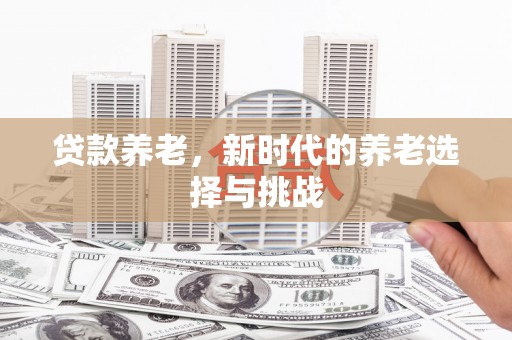 枝江贷款养老，新时代的养老选择与挑战