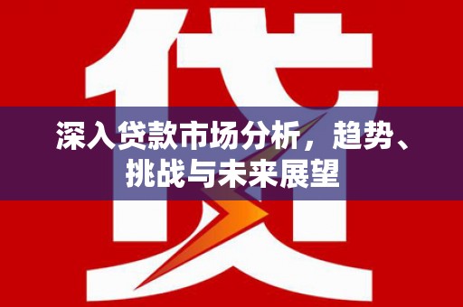枝江深入贷款市场分析，趋势、挑战与未来展望