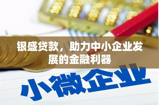 枝江银盛贷款，助力中小企业发展的金融利器