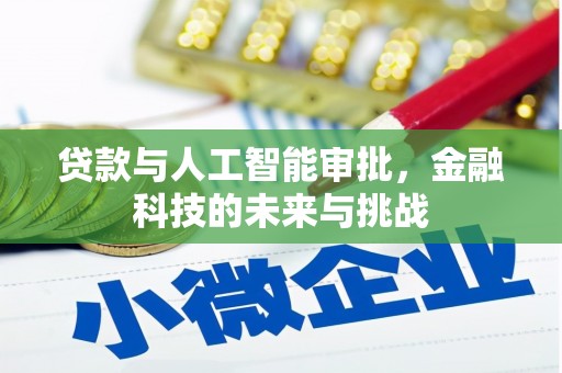 枝江贷款与人工智能审批，金融科技的未来与挑战
