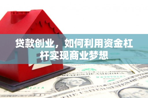 枝江贷款创业，如何利用资金杠杆实现商业梦想