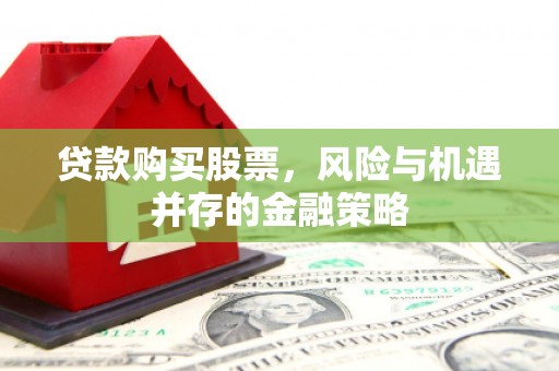 枝江贷款购买股票，风险与机遇并存的金融策略