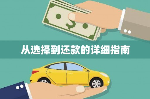 枝江从选择到还款的详细指南