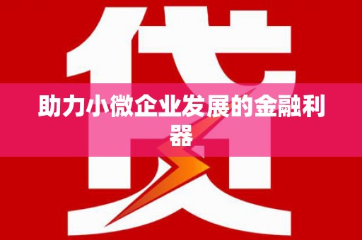 枝江助力小微企业发展的金融利器